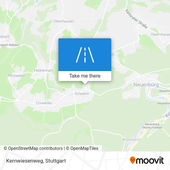 Карта Kernwiesenweg