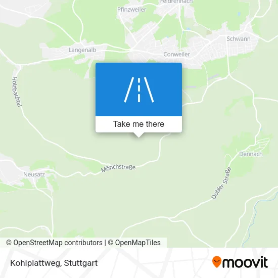 Карта Kohlplattweg