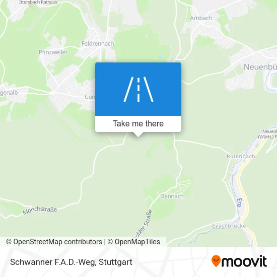 Schwanner F.A.D.-Weg map