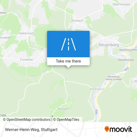 Werner-Henn-Weg map
