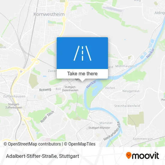 Карта Adalbert-Stifter-Straße