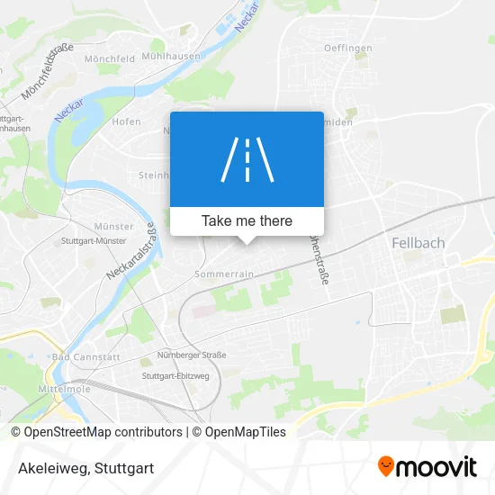 Akeleiweg map