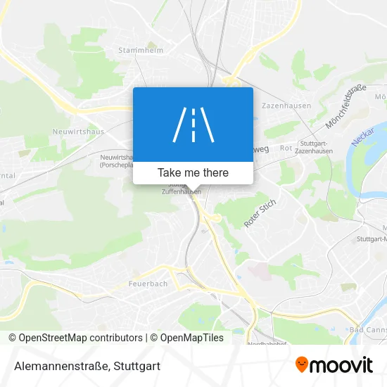 Карта Alemannenstraße
