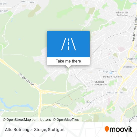 Карта Alte Botnanger Steige