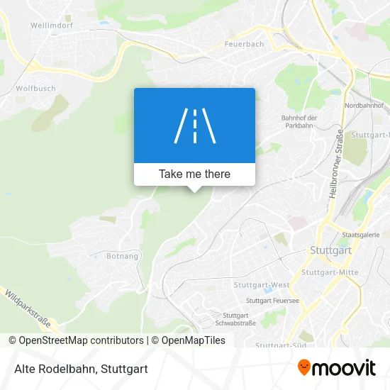 Карта Alte Rodelbahn