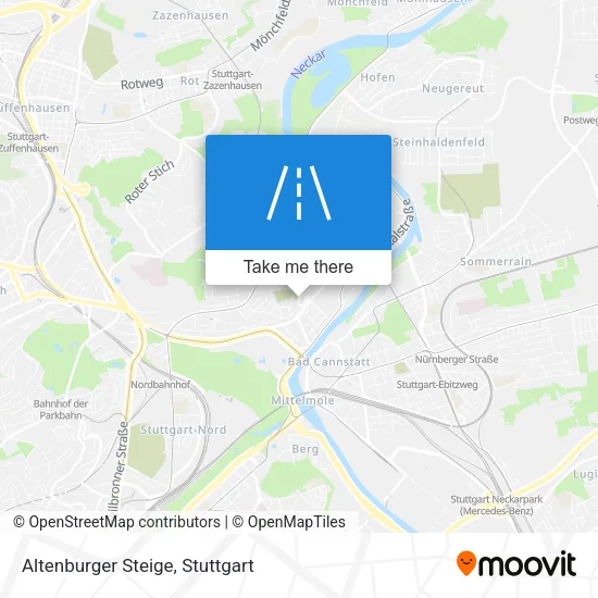 Карта Altenburger Steige