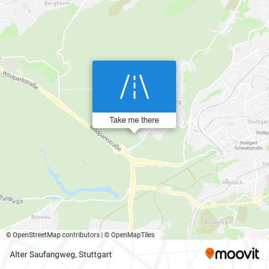 Карта Alter Saufangweg