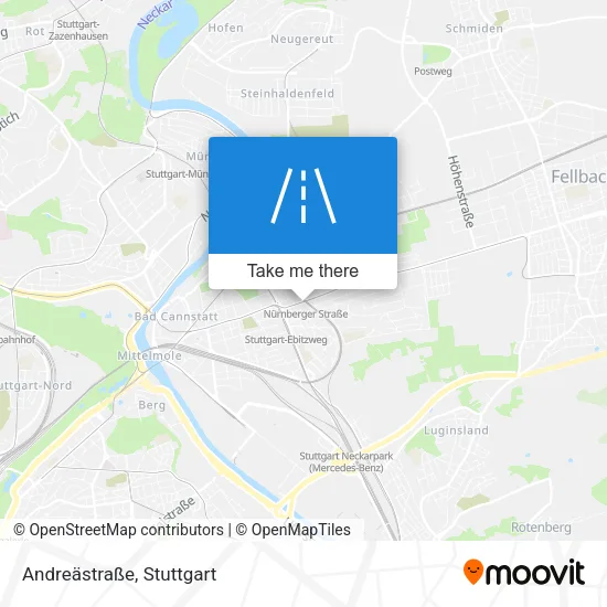 Карта Andreästraße