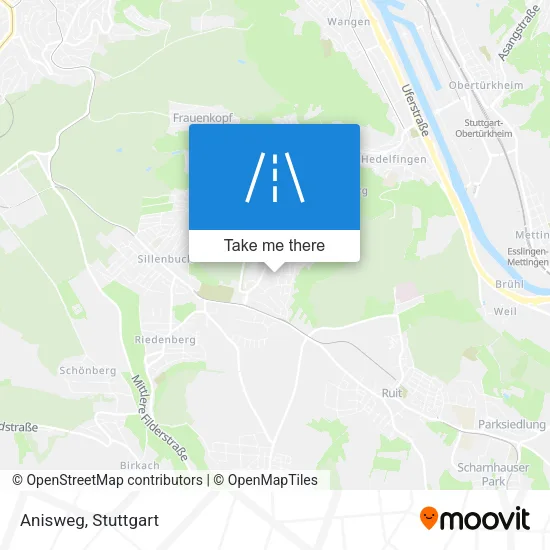 Карта Anisweg