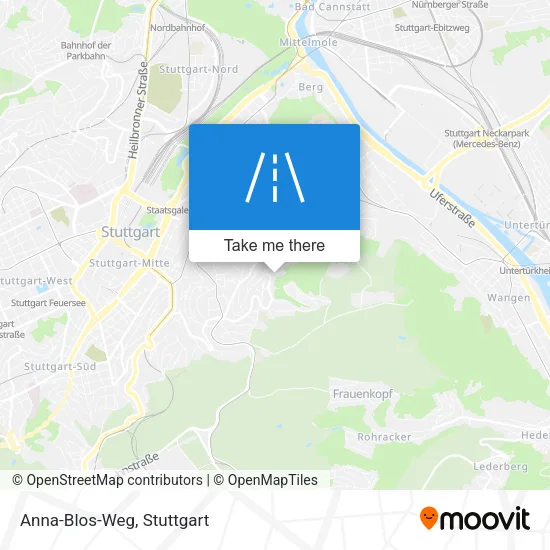 Карта Anna-Blos-Weg