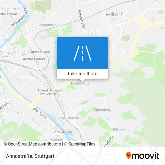 Карта Annastraße