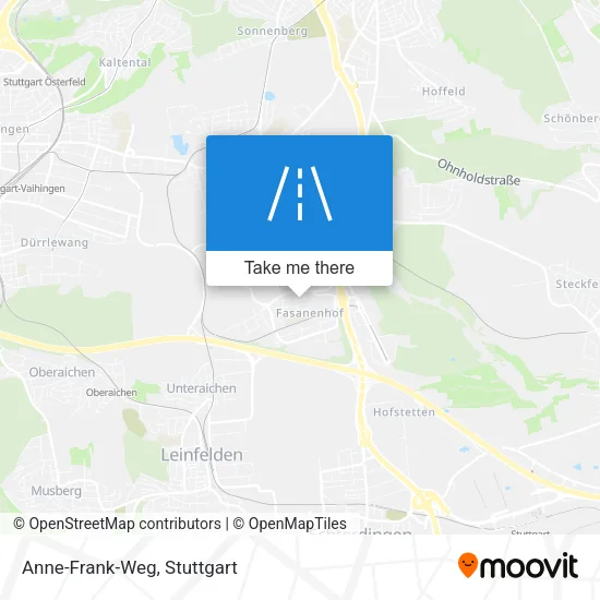 Карта Anne-Frank-Weg