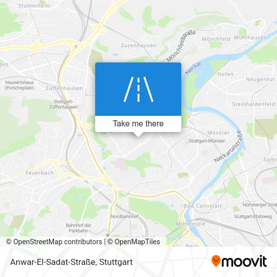 Карта Anwar-El-Sadat-Straße