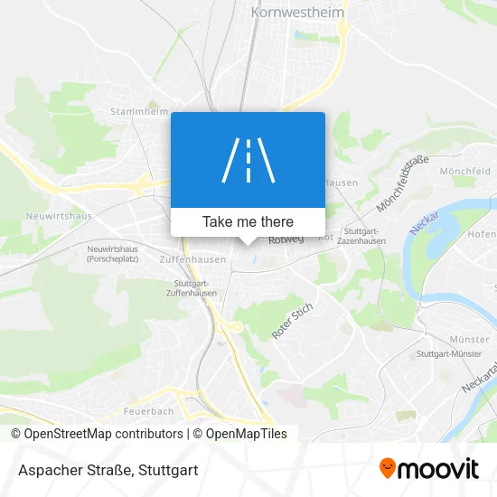 Карта Aspacher Straße
