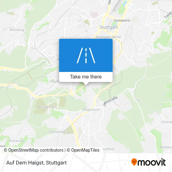 Карта Auf Dem Haigst