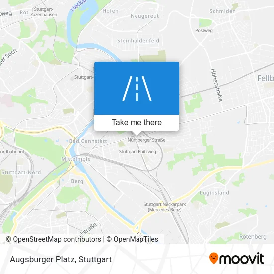 Карта Augsburger Platz
