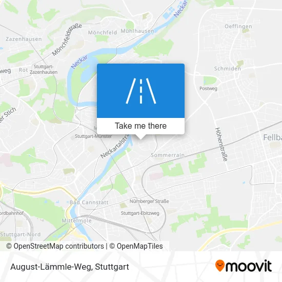 Карта August-Lämmle-Weg