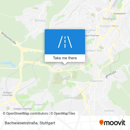 Карта Bachwiesenstraße