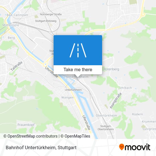 Bahnhof Untertürkheim map