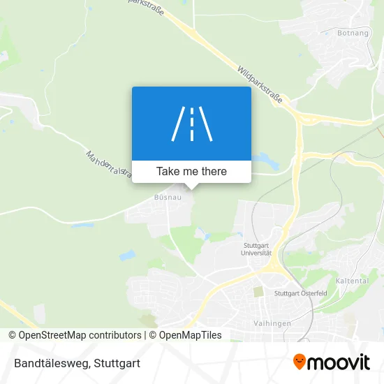 Карта Bandtälesweg