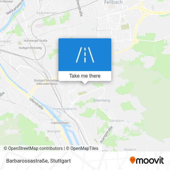 Barbarossastraße map