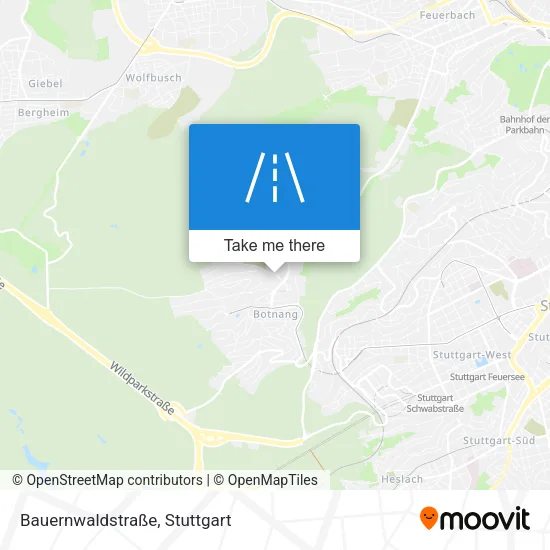 Карта Bauernwaldstraße