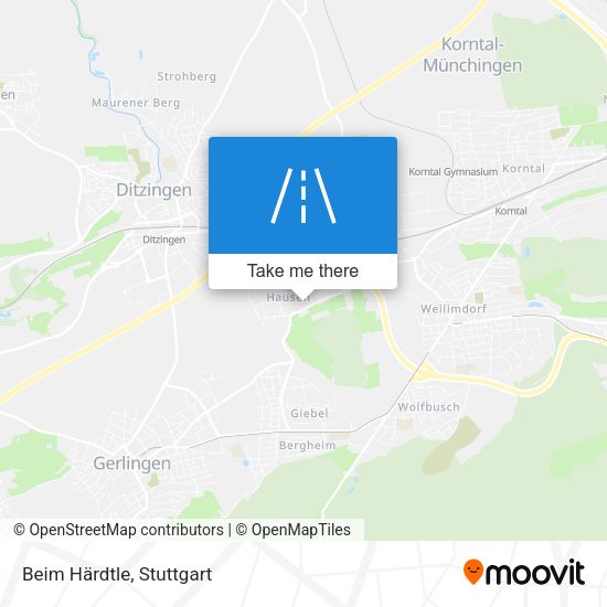 Beim Härdtle map