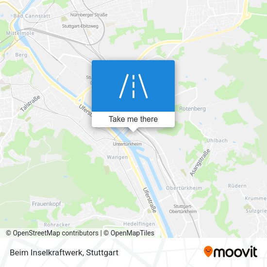 Beim Inselkraftwerk map
