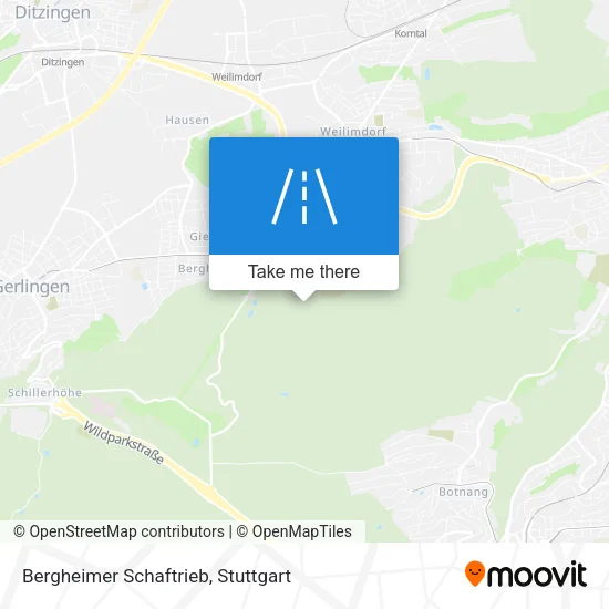 Карта Bergheimer Schaftrieb