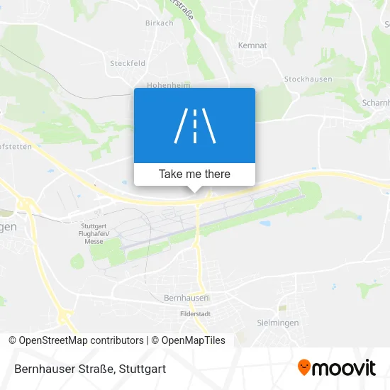 Карта Bernhauser Straße
