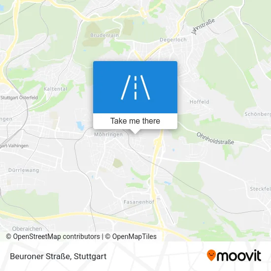Карта Beuroner Straße