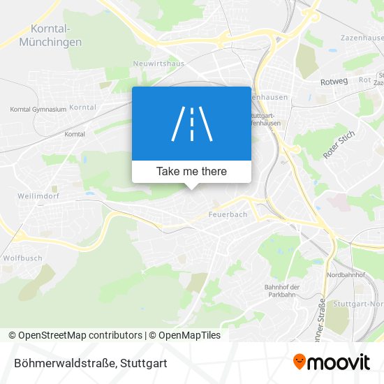 Böhmerwaldstraße map