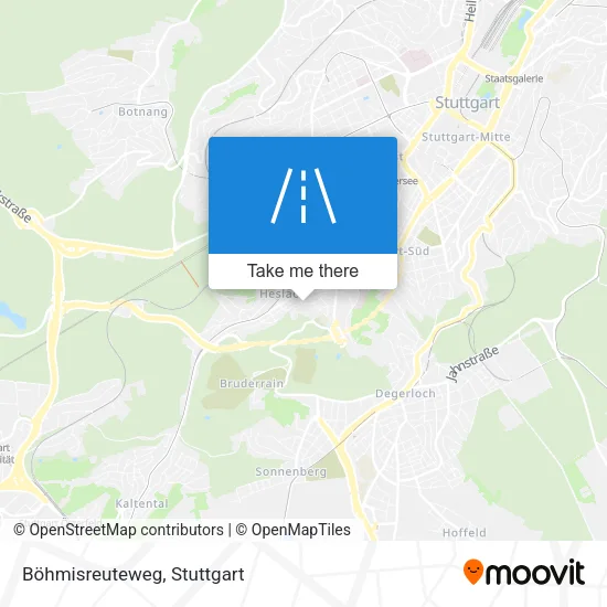 Карта Böhmisreuteweg