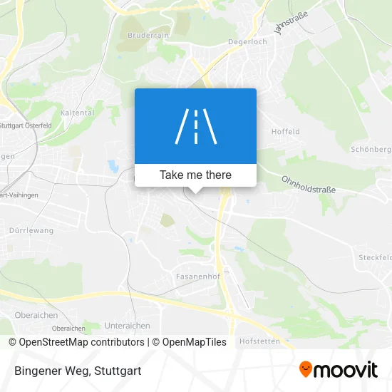 Карта Bingener Weg