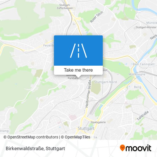 Карта Birkenwaldstraße