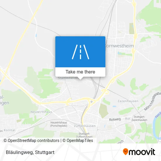 Карта Bläulingweg