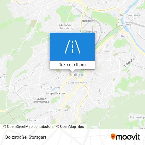 Карта Bolzstraße