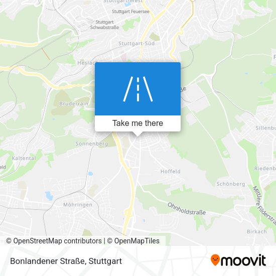 Bonlandener Straße map