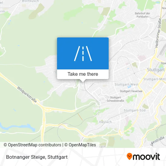 Карта Botnanger Steige