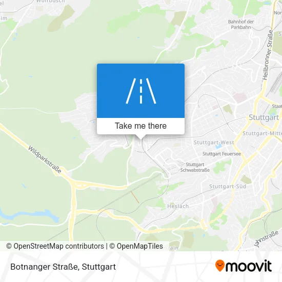Карта Botnanger Straße