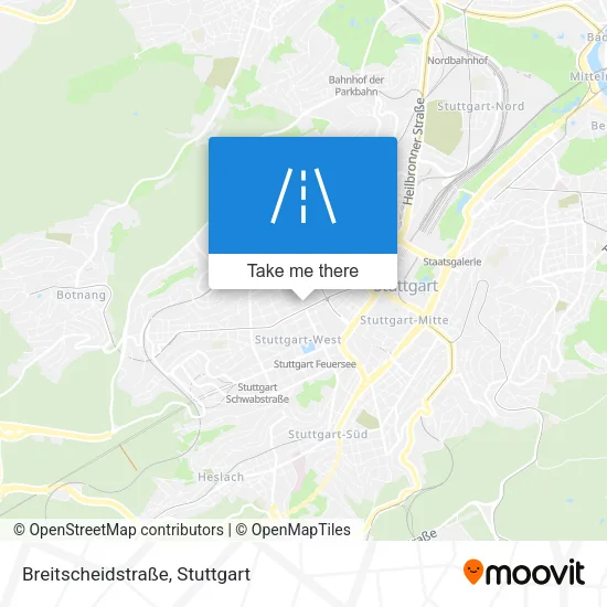 Карта Breitscheidstraße