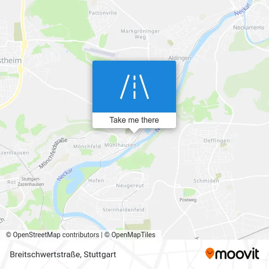 Карта Breitschwertstraße