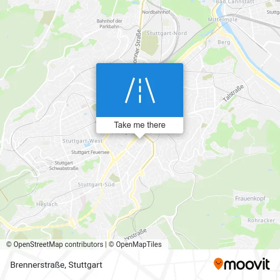 Карта Brennerstraße