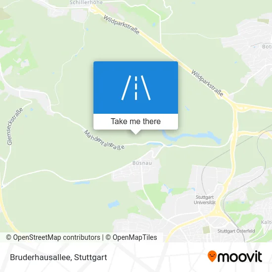 Карта Bruderhausallee