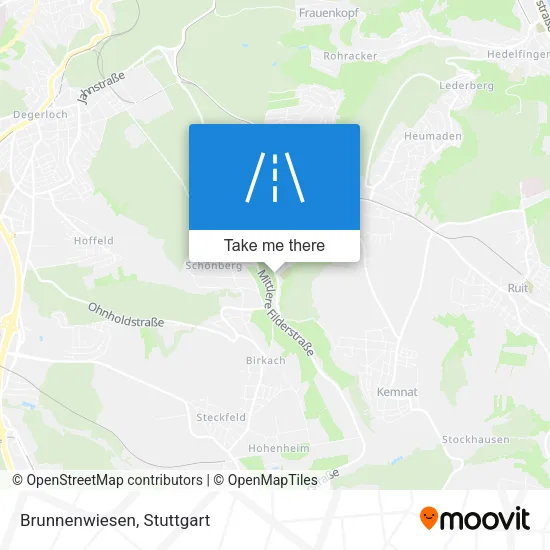 Карта Brunnenwiesen