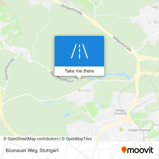 Карта Büsnauer Weg