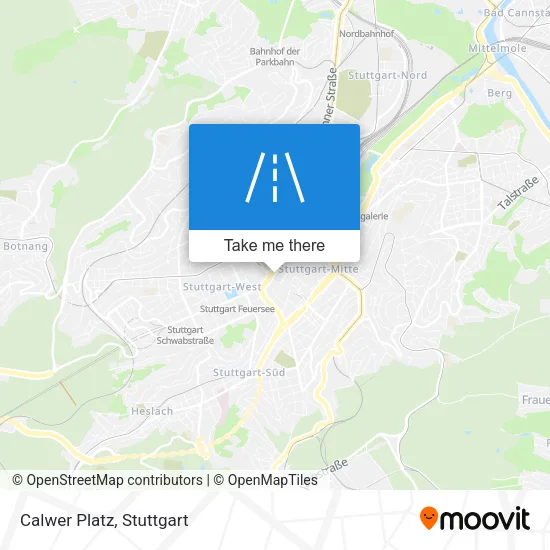 Calwer Platz map