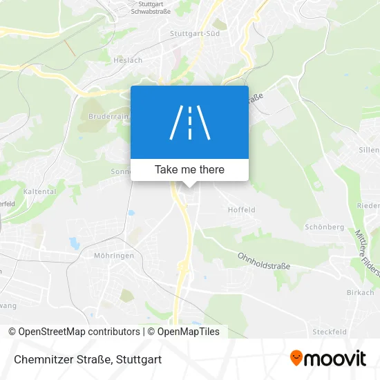 Карта Chemnitzer Straße