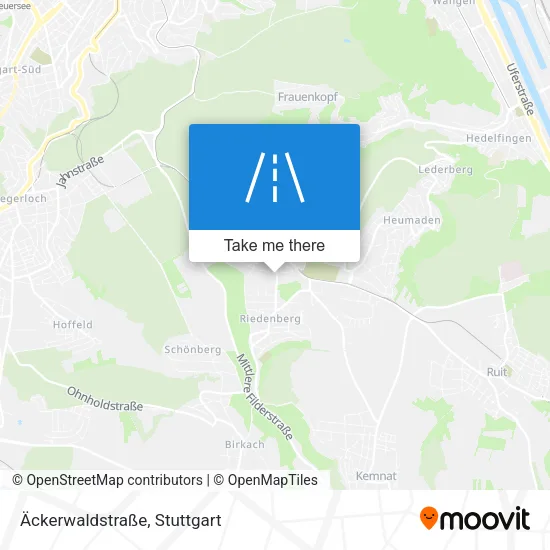 Карта Äckerwaldstraße
