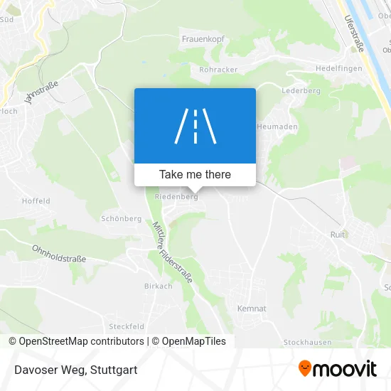 Карта Davoser Weg